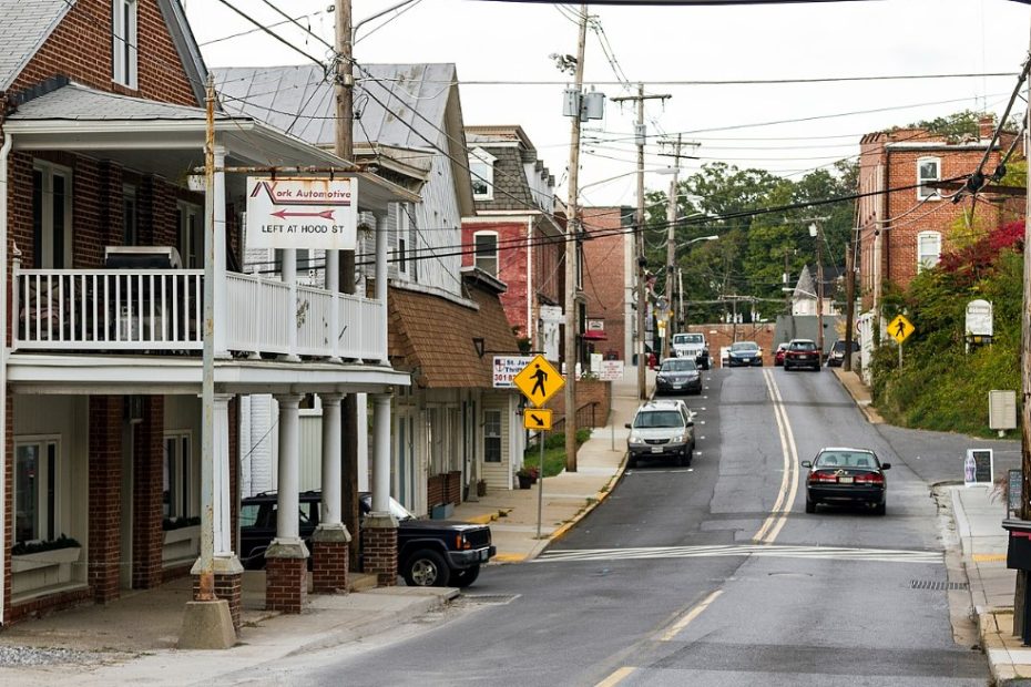 Mount Airy Historic District: S Main St, Maryland